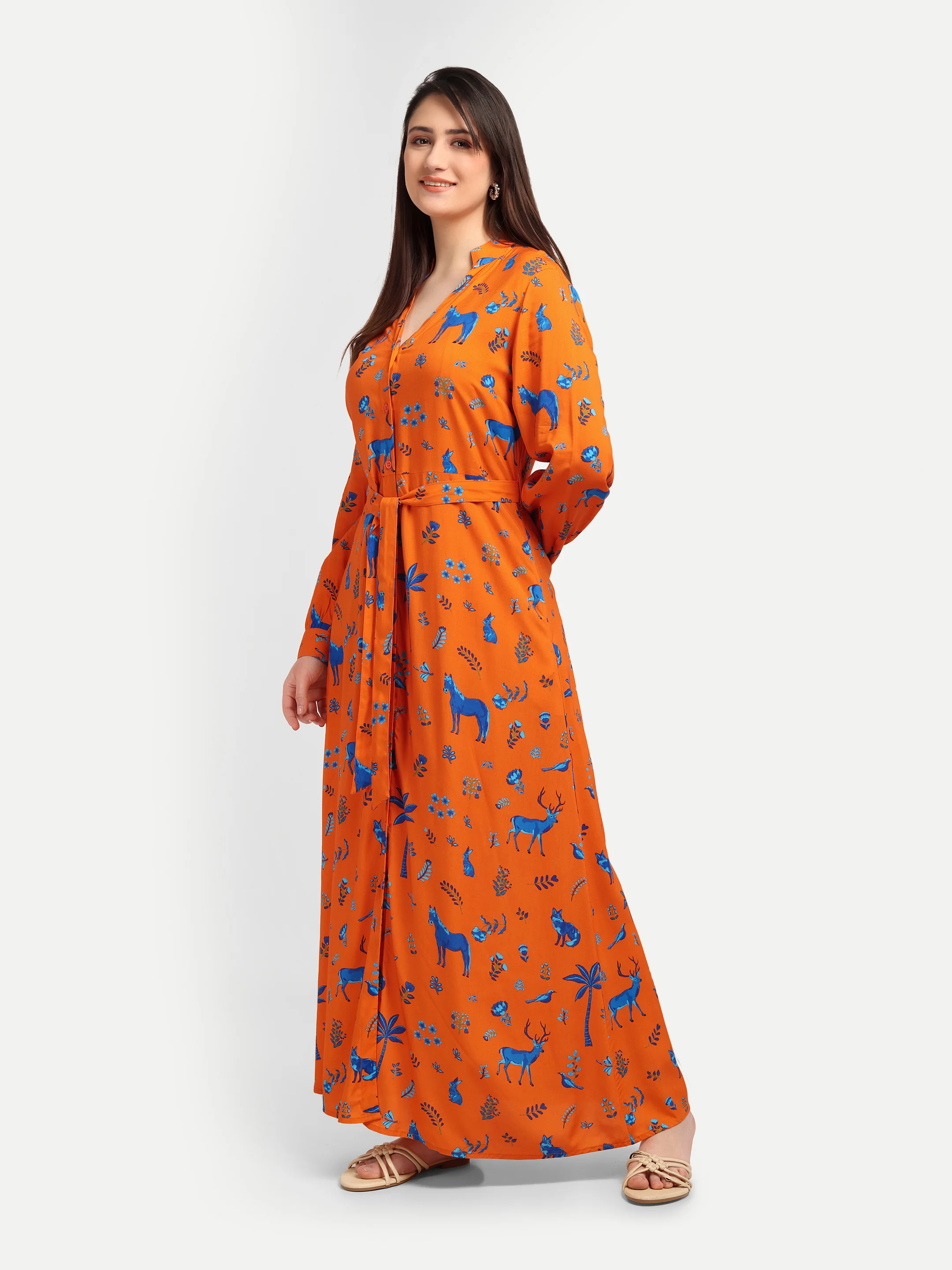 female model ecommerce photography Western Wear Dresses